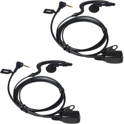 Oreillette Mono PTT pour Talkie-Walkie, Casque en Forme de G, Compatible avec Motorola Talkabout TLKR T62, T82, T82 Extreme, T92
