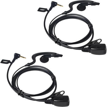 Oreillette Mono PTT pour Talkie-Walkie, Casque en Forme de G, Compatible avec Motorola Talkabout TLKR T62, T82, T82 Extreme, T92