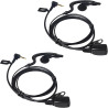 Oreillette Mono PTT pour Talkie-Walkie, Casque en Forme de G, Compatible avec Motorola Talkabout TLKR T62, T82, T82 Extreme, T92