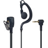 Oreillette Mono PTT pour Talkie-Walkie, Casque en Forme de G avec Microphone, Compatible avec Motorola Talkabout TLKR T62, T82, 