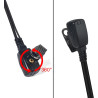 Oreillette Mono PTT pour Talkie-Walkie, Casque en Forme de G avec Microphone, Compatible avec Motorola Talkabout TLKR T62, T82, 