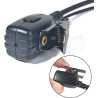 Oreillette Mono PTT pour Talkie-Walkie, Casque en Forme de G avec Microphone, Compatible avec Motorola Talkabout TLKR T62, T82, 