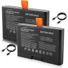 FG6CELL21700G Lot de 2 batteries de rechange pour JBL Boombox 4, PartyBox 520, PartyBox 720 Battery 600 21,6 V 108 Wh