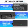 FG6CELL21700G Lot de 2 batteries de rechange pour JBL Boombox 4, PartyBox 520, PartyBox 720 Battery 600 21,6 V 108 Wh