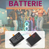 FG6CELL21700G Lot de 2 batteries de rechange pour JBL Boombox 4, PartyBox 520, PartyBox 720 Battery 600 21,6 V 108 Wh