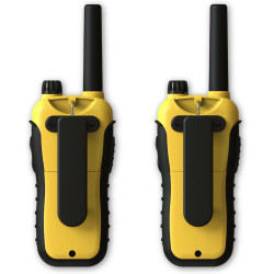 Logicom - Adventure Talkie-Walkie PMR446 IP54 Portée 10 km autonomie 20h écran LCD USB-C Lampe Torche VOX Mains Libres 16 canaux