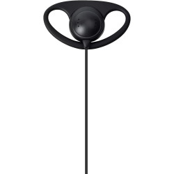 HYS Oreillette pour Talkie-walkie Compatible avec Motorola CP040 CP140 GP300 CLS1110 en Forme de D avec Bouton Micro PTT (1)