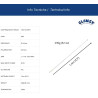 Glomex – Antenne VHF marine 6 dB 1,4 m blanche, modèle SGV140WH (Capri) – Longue portée, haute efficacité, installation fixe, po