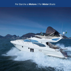 Glomex – Antenne VHF marine 6 dB 1,4 m blanche, modèle SGV140WH (Capri) – Longue portée, haute efficacité, installation fixe, po