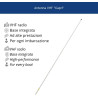 Glomex – Antenne VHF marine 6 dB 1,4 m blanche, modèle SGV140WH (Capri) – Longue portée, haute efficacité, installation fixe, po