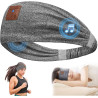 Bandeau ecouteurs pour dormir bleutooth, masque nuit sommeil casque anti bruit adulte, original bandeau ecouteur de musique spor