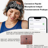 Bandeau ecouteurs pour dormir bleutooth, masque nuit sommeil casque anti bruit adulte, original bandeau ecouteur de musique spor