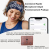 Bandeau ecouteurs pour dormir bleutooth, masque nuit sommeil casque anti bruit adulte, original bandeau ecouteur de musique spor