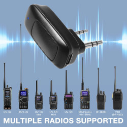 BAOFENG A1D Adaptateur de programmation sans fil BT App pour radio portative Baofeng UV-5R, GT-5R Mini, UV-5RM Plus, BF-888S, K5