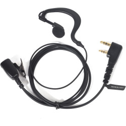 UAYESOK Casque Talkie-walkie en Forme de G, oreillette Compatible avec Kenwood, Baofeng UV-5R, BF-88S, VF-88E, Wouxun et Retevis