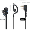 UAYESOK Casque Talkie-walkie en Forme de G, oreillette Compatible avec Kenwood, Baofeng UV-5R, BF-88S, VF-88E, Wouxun et Retevis