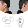 2 Broches Casque avec Microphone PTT pour Le Personnel de sécurité | compatible avec Midland G7 pro G8 G9 pro M24 M24 Plus M48 M