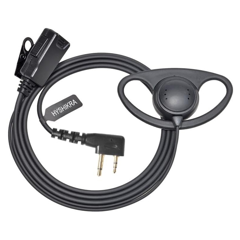 Casque 2 Broches avec Micro PTT pour Talkie-walkie | compatible avec Midland G7 pro G8 G9 pro M24 M24 Plus M48 M99 G6 XT G7 XTR