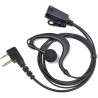 à 2 Broches Casque avec Microphone PTT | compatible avec Midland G7 pro G8 G9 pro M24 M24 Plus M48 M99 G6 XT G7 XTR pour le pers