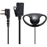 Casque 2 Broches avec Micro PTT pour Talkie-walkie | compatible avec Midland G7 pro G8 G9 pro M24 M24 Plus M48 M99 G6 XT G7 XTR