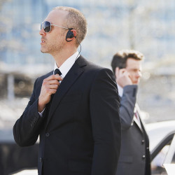 Casque 2 Broches avec Micro PTT pour Talkie-walkie | compatible avec Midland G7 pro G8 G9 pro M24 M24 Plus M48 M99 G6 XT G7 XTR