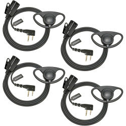 Casque 2 Broches avec Micro PTT pour Talkie-walkie | compatible avec Midland G7 pro G8 G9 pro M24 M24 Plus M48 M99 G6 XT G7 XTR