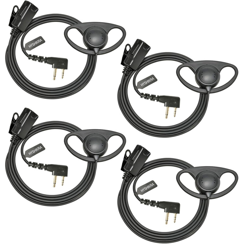 Casque 2 Broches avec Micro PTT pour Talkie-walkie | compatible avec Midland G7 pro G8 G9 pro M24 M24 Plus M48 M99 G6 XT G7 XTR