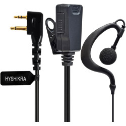 à 2 Broches Casque avec Microphone PTT | compatible avec Midland G7 pro G8 G9 pro M24 M24 Plus M48 M99 G6 XT G7 XTR pour le pers
