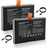 Lot de 2 Batteries pour JBL PartyBox 720/520/Boombox 4 | Batterie 108Wh Li-ion pour JBL Boombox 4, Battery 600 – compatible FG6C
