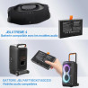 Lot de 2 Batteries pour JBL PartyBox 720/520/Boombox 4 | Batterie 108Wh Li-ion pour JBL Boombox 4, Battery 600 – compatible FG6C