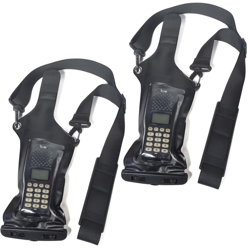 HYS Étui étanche pour Radio VHF Compatible avec Baofeng et Motorola Les talkies-Walkies, Étui de Protection en Plastique Portabl