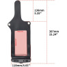 HYS Étui étanche pour Radio VHF Compatible avec Baofeng et Motorola Les talkies-Walkies, Étui de Protection en Plastique Portabl