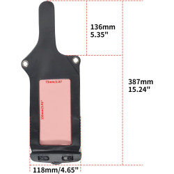 HYS Étui étanche pour Radio VHF Compatible avec Baofeng et Motorola Les talkies-Walkies, Étui de Protection en Plastique Portabl