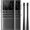 CHOYONG WT2 Talkie-walkie réseau, Radio bidirectionnelle Longue portée avec réception FM/AM/SW, Communication de Groupe POC WiFi