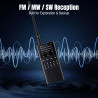 CHOYONG WT2 Talkie-walkie réseau, Radio bidirectionnelle Longue portée avec réception FM/AM/SW, Communication de Groupe POC WiFi