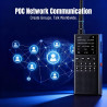 CHOYONG WT2 Talkie-walkie réseau, Radio bidirectionnelle Longue portée avec réception FM/AM/SW, Communication de Groupe POC WiFi