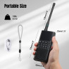 CHOYONG WT2 Talkie-walkie réseau, Radio bidirectionnelle Longue portée avec réception FM/AM/SW, Communication de Groupe POC WiFi