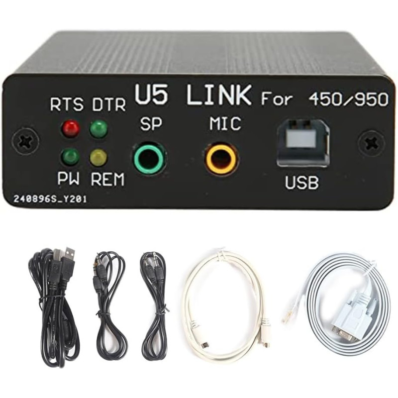 Adaptateur USB PC Link Connecteur radio avec interface CAT optiquement isolée pour Yaesu FT-450D FT-950D FT-991A FT-891 et IC-27