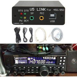Adaptateur USB PC Link Connecteur radio avec interface CAT optiquement isolée pour Yaesu FT-450D FT-950D FT-991A FT-891 et IC-27