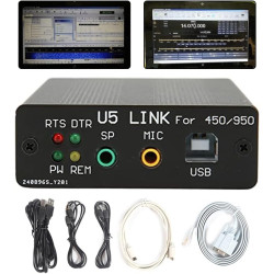 Adaptateur USB PC Link Connecteur radio avec interface CAT optiquement isolée pour Yaesu FT-450D FT-950D FT-991A FT-891 et IC-27