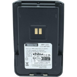 vhbw Batterie Compatible avec Alinco DJ-PAX4, DJ-VX46-E, DJ-VX-50-HE Radio Talkie-walkie (1800mAh, 7,4V, Li-ION)