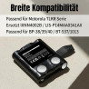 Lot de 2 batteries de rechange pour BT-1013 4,8 V NI-MH 900 mAh pour Motorola TLKR T3 T4 T5 T7 T8 T50 T60 T80, BP-38, BP-39, BP-