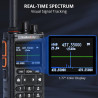 Radioddity GS-10B Pro Talkie-Walkie Radioamateur, 8W Bi-Bande, Spectre Temps Réel, Récepteur HF SSB CW Bande Aviation, Prog App,