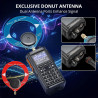 Radioddity GS-10B Pro Talkie-Walkie Radioamateur, 8W Bi-Bande, Spectre Temps Réel, Récepteur HF SSB CW Bande Aviation, Prog App,