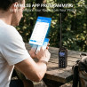 Radioddity GS-10B Pro Talkie-Walkie Radioamateur, 8W Bi-Bande, Spectre Temps Réel, Récepteur HF SSB CW Bande Aviation, Prog App,