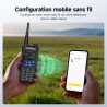 Retevis Ailunce RA89R Radio Amateur, Répéteur Temporaire Walkie Talkie, contrôle App, Type-C Ransmission, FM/AM,2800 mAh, 1750Hz