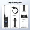 Retevis Ailunce RA89R Radio Amateur, Répéteur Temporaire Walkie Talkie, contrôle App, Type-C Ransmission, FM/AM,2800 mAh, 1750Hz