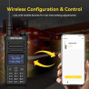 Retevis Ailunce RA89R Talkie Walkie Longue Portée, APP Contrôle, Fonction Répéteur Temporaire, AM/FM, Batterie 2800mAh, Radio Am