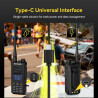 Retevis Ailunce RA89R Talkie Walkie Longue Portée, APP Contrôle, Fonction Répéteur Temporaire, AM/FM, Batterie 2800mAh, Radio Am