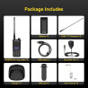 Retevis Ailunce RA89R Talkie Walkie Longue Portée, APP Contrôle, Fonction Répéteur Temporaire, AM/FM, Batterie 2800mAh, Radio Am